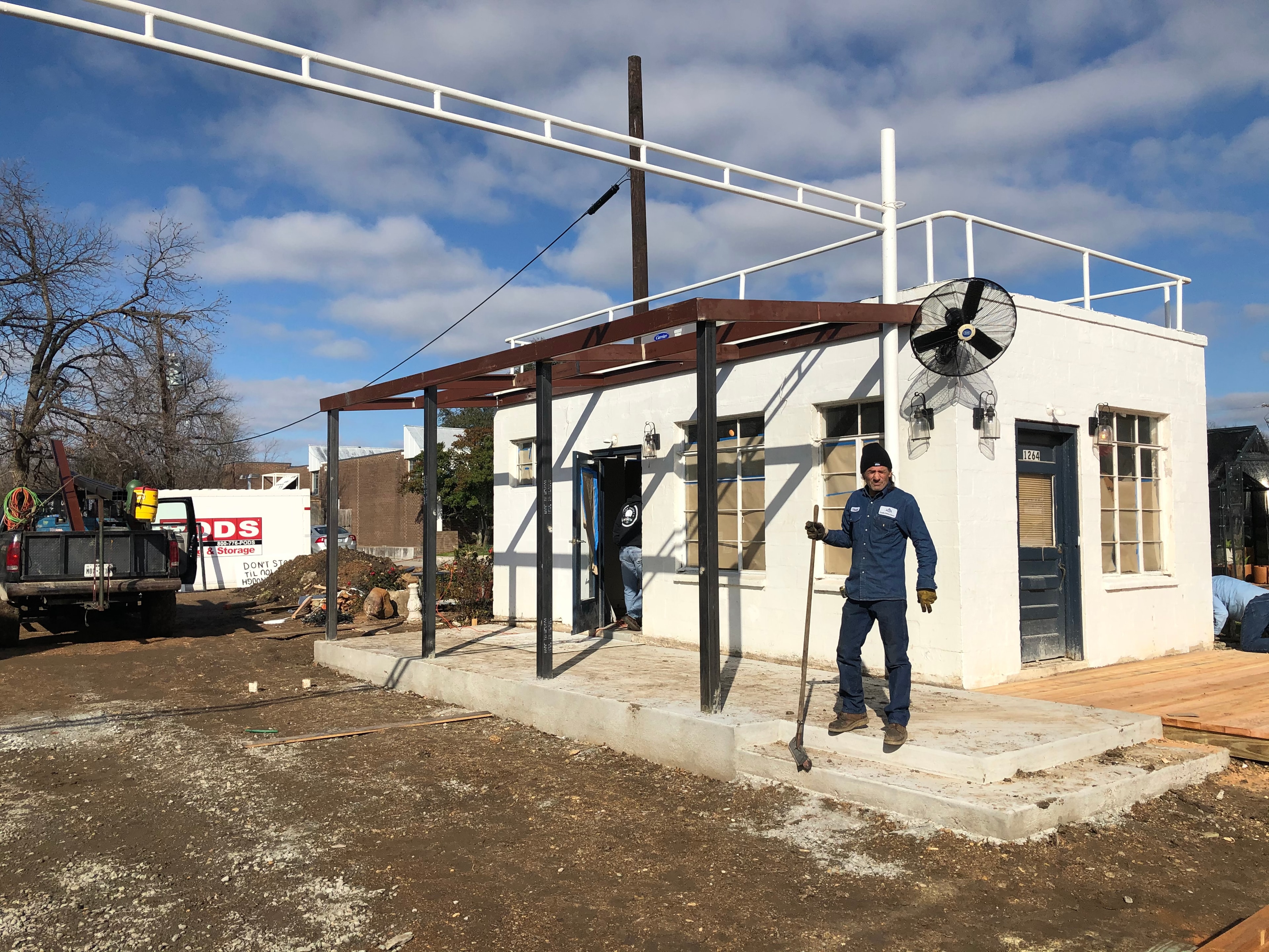 Steel structure for modern tiny house